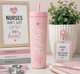 Personalized Nurse Tumbler – Custom RN Name Cup