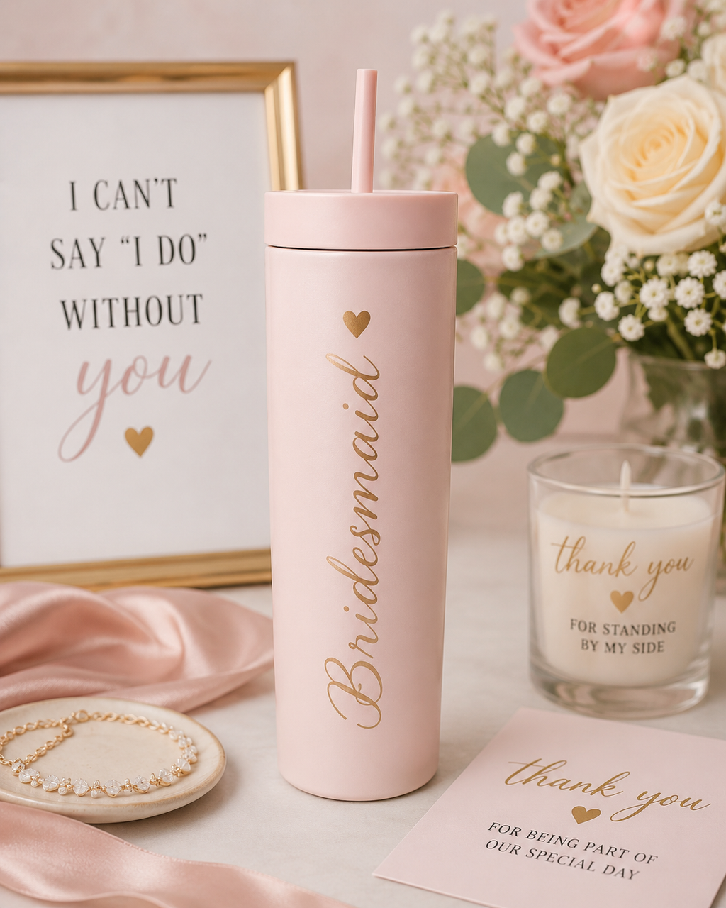 Personalized Bridesmaid Tumbler
